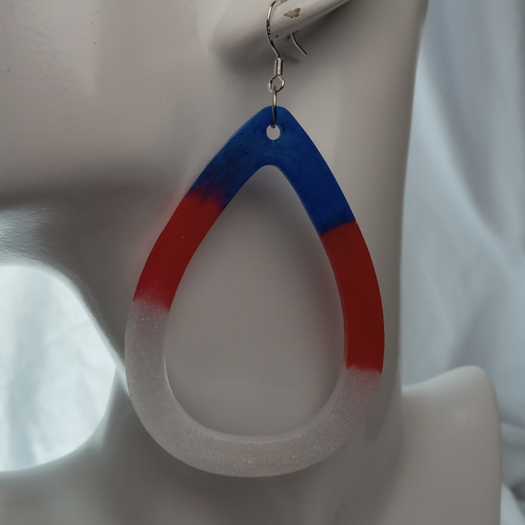 Hand Crafted Jewelry - Colorful Teardrop Earrings